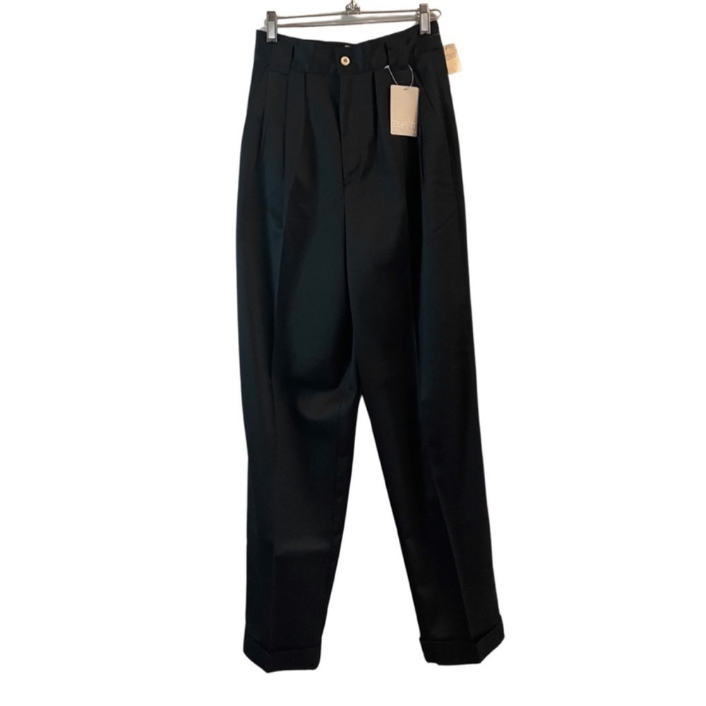 Vintage Esprit High Rise Pleated Tapered Trousers NWT